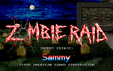 Zombie Raid (US) Title Screen